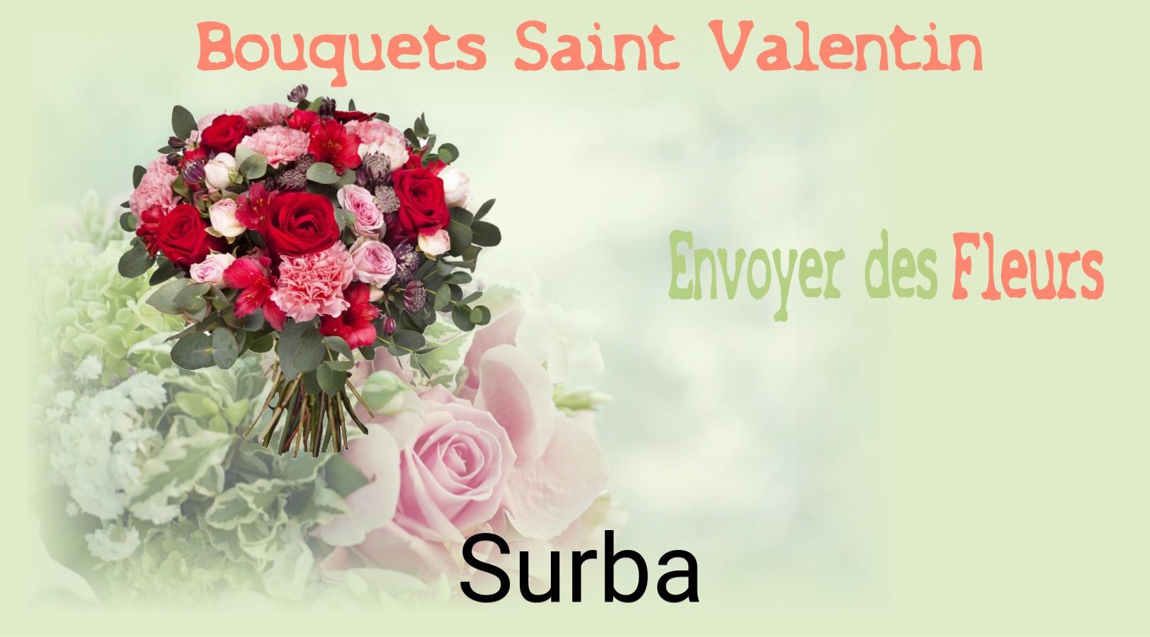 Roses de Saint-Valentin livrées à Surba